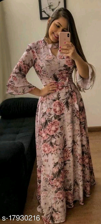 Post image Classic Elegant Women Dresses
Name: Classic Elegant Women Dresses
Fabric: Polycotton
Sleeve Length: Long Sleeves
Pattern: Printed
Net Quantity (N): 1
Sizes:
S (Bust Size: 36 in, Length Size: 50 in) 
M (Bust Size: 38 in, Length Size: 50 in) 
L (Bust Size: 40 in, Length Size: 50 in) 
XL (Bust Size: 42 in, Length Size: 50 in) 
XXL (Bust Size: 44 in, Length Size: 50 
Rs:-550