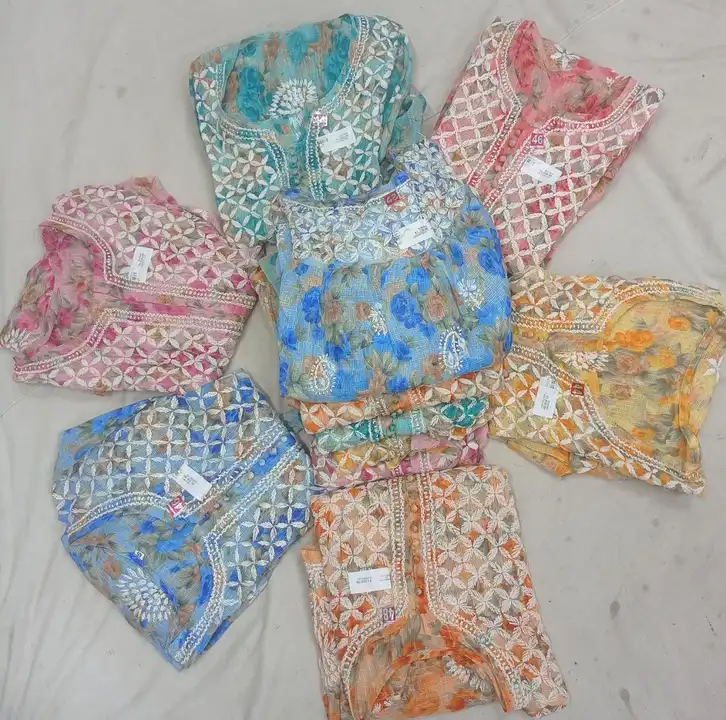 Kota fabric short top  uploaded by Lcf crafts (lucknow Chikan factory) on 5/11/2023