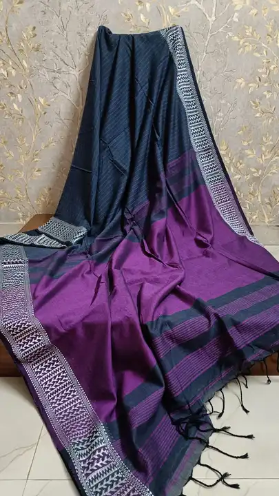 Pure handwoven cotton sarees with silk naksha border  uploaded by Roxyma Online sale on 5/11/2023