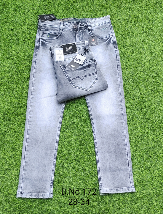 Grey denim jeans  uploaded by My Faith Jeans on 6/5/2024