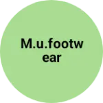 Business logo of M.u.footwear