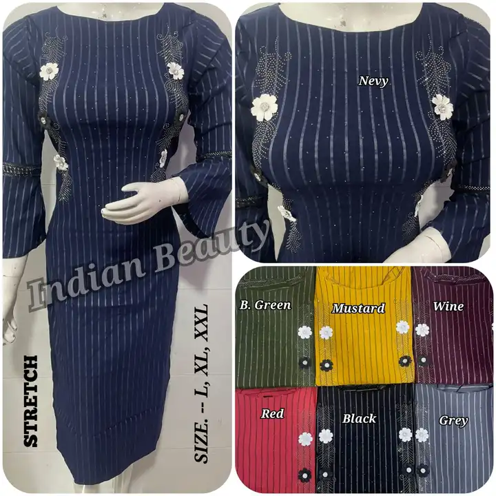 Stretchable kurti  uploaded by business on 5/11/2023