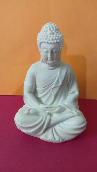 Mediation Budha ji White Color  uploaded by business on 5/11/2023