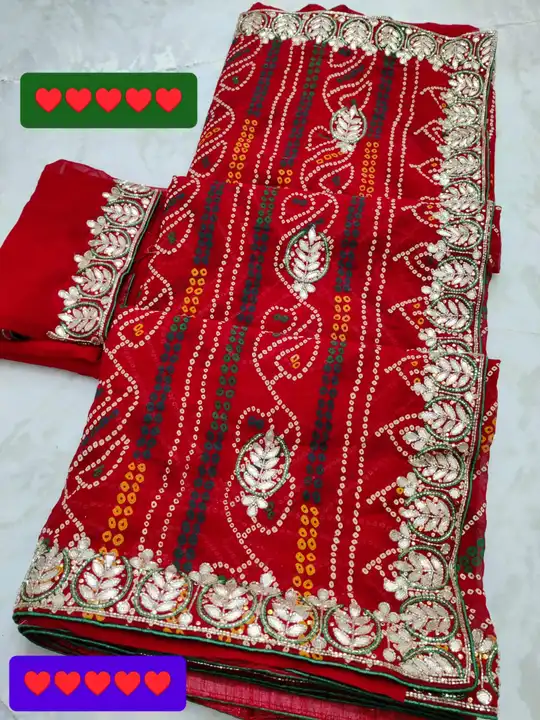 Gotta Patti work saree  uploaded by Balaji creations  on 5/11/2023