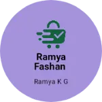 Business logo of Ramya fashan