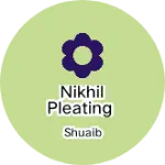 Business logo of Nikhil pleating