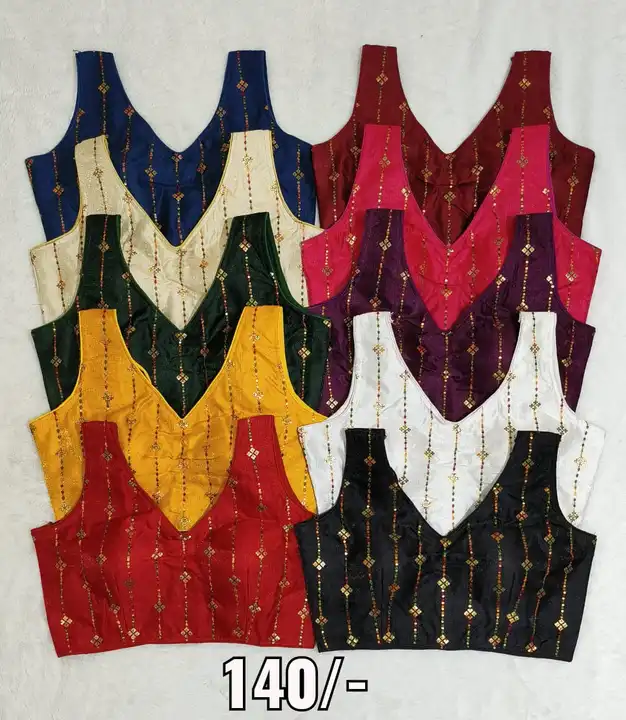 Milan Silk fabric design  uploaded by JMC BLOUSE SURAT on 5/11/2023