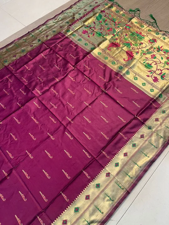 FRESH ARRIVAL❣️

PAITHANI SILK SAREE WITH PAITHANI RICH WEAVED PALLU WITH TASSELS AND UNIQUE MOTTIF  uploaded by Miss Lifestyle on 5/11/2023