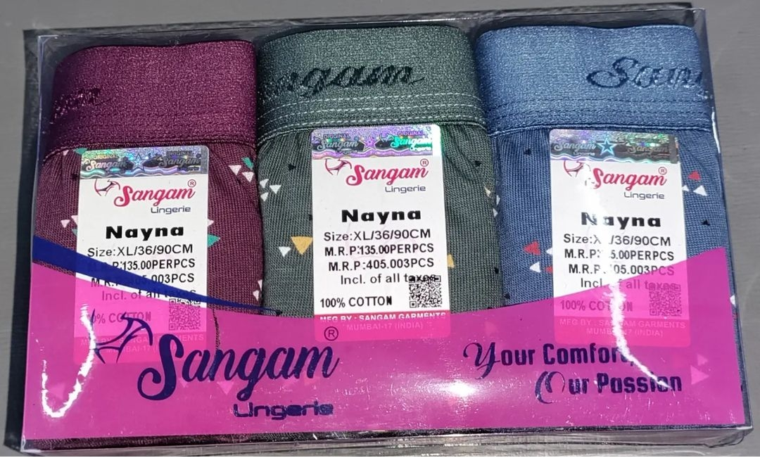 3PS BOX PACKING 💯 cotton  uploaded by Sangam Garments on 5/11/2023