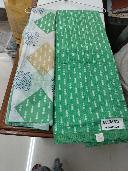 Cotton suit fabric with cotton dupatta  uploaded by business on 5/11/2023