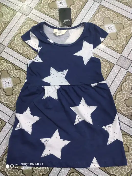 *BRAND : H & M  GIRLS FROK*

*💯ORIGINAL*
*SIZE:2-10*
*AGE:1-7 YEARS*

*ALL FRESH POLY PACKED SETWIS uploaded by M A Fashion on 5/11/2023