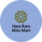 Business logo of Hare ram mini mart