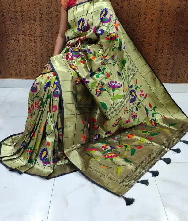 All over fancy designer paithani  uploaded by SAMARTH PAITHANI WHAT'S UP 8087211077 on 5/11/2023