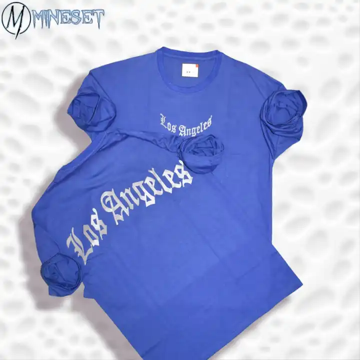 Drop shoulder Los angeles printed t-shirt  uploaded by MineSet fashion on 5/11/2023