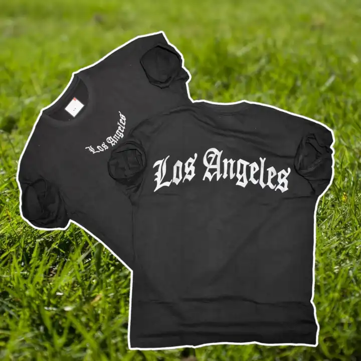 Drop shoulder Los angeles printed t-shirt  uploaded by MineSet fashion on 5/11/2023