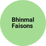 Business logo of Bhinmal faisons