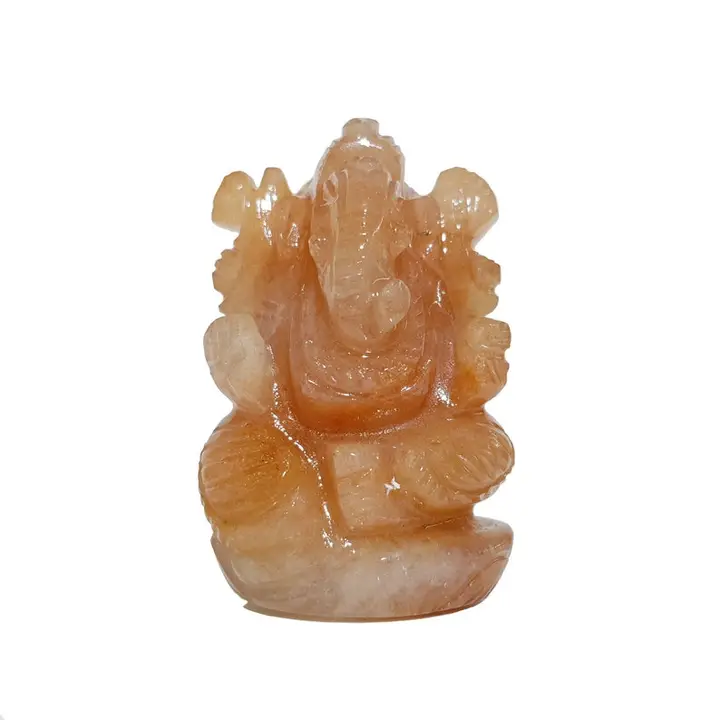  Natural Orange Jade Aventurine Carved Ganesha Idol For Puja room

 uploaded by business on 5/11/2023