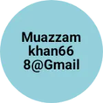 Business logo of muazzamkhan668@gmail.com