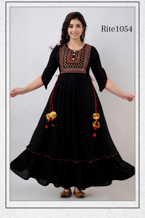 Embroidered Anarkali Gown uploaded by business on 5/11/2023