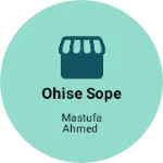 Business logo of Ohise sope