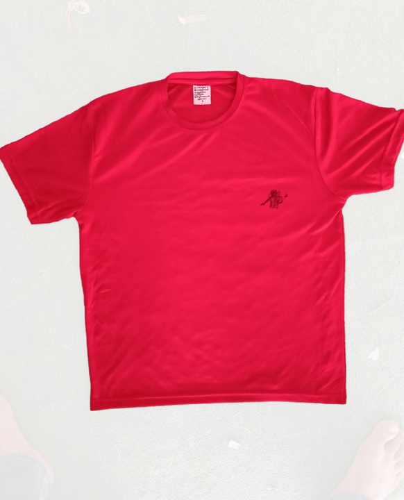 Red printed t-shirt  uploaded by business on 5/11/2023