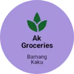Business logo of AK Groceries Shop
