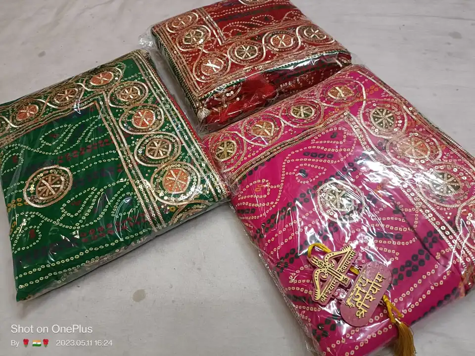 🙏JAI SHREE SHYAM JI🙏
*new Lunching*
🦚🌹🌴🙏🌴🌹🦚🙏🌴🌹
🦚 *Pure 100% Georgette fabric ojriya sar uploaded by Gotapatti manufacturer on 5/11/2023