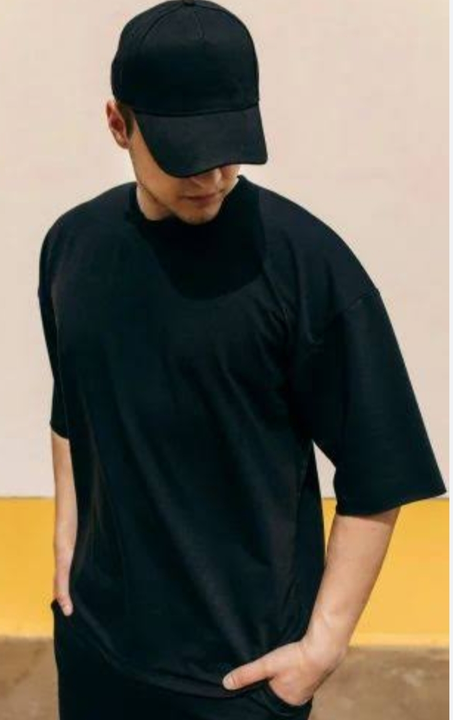 Black oversized M L XL Comfort cotton  uploaded by business on 5/12/2023