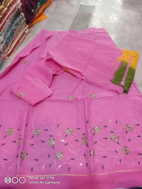 Saatan poshak uploaded by Rajputi dress material holsale on 5/12/2023