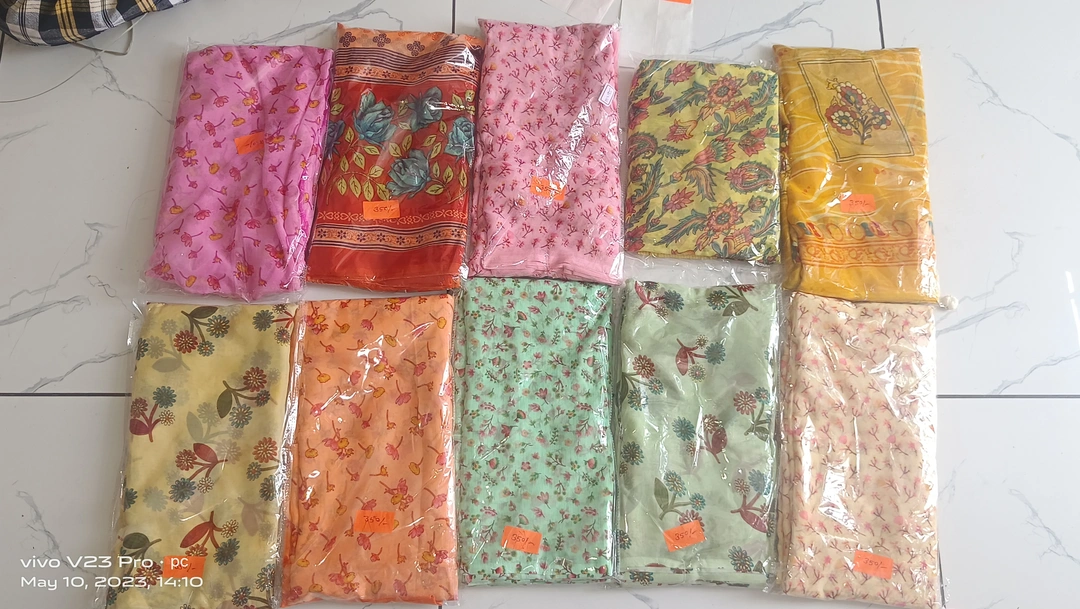 Daily wear printed saree  uploaded by business on 5/12/2023