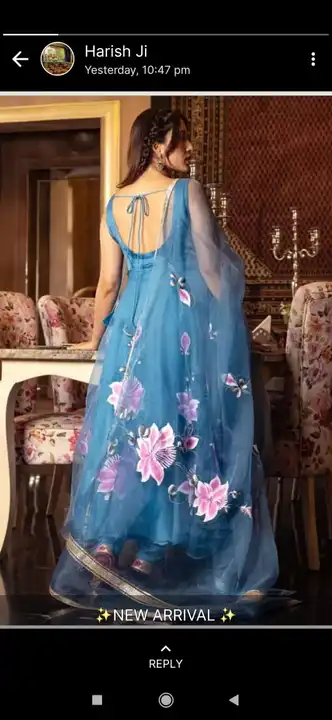 Beautiful Printed Gown In 3 colours  uploaded by A.L Fashion on 5/12/2023