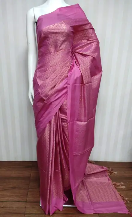 Tissue staple saree uploaded by HANDLOOM SAREE BUTIQUE  on 5/12/2023