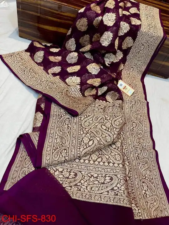 Semi gargot silk saree  uploaded by Fiza saree center on 5/12/2023