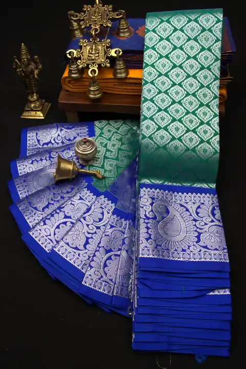 *Limited Stock Only*

*👑👑Exclusive Dharmavaram Meena Semi Silk Sarees🎉*

*Four Box Korvai Sarees* uploaded by Ashika boutique on 5/12/2023
