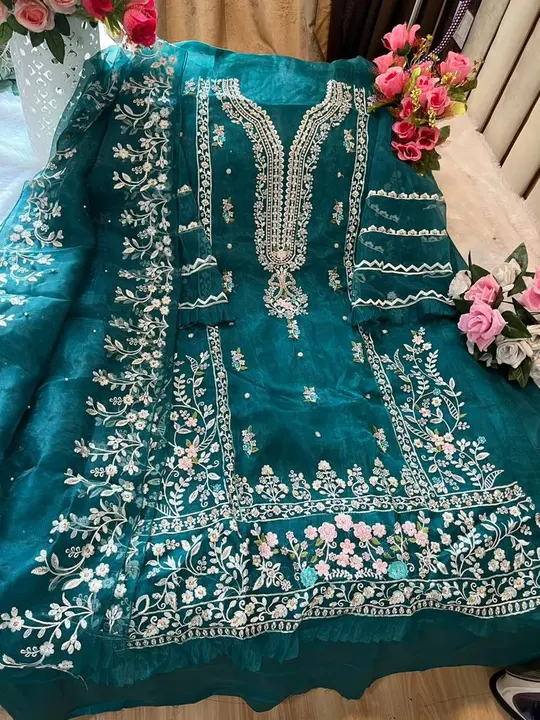 Suit and dress material uploaded by Taha fashion from surat on 5/12/2023