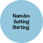 Business logo of Namdev sutting shirting