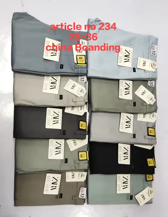 *Lot no 234*
*28-36*
*Fabric--China Bonding*
Brand-Zara
*Colour-10*
Moq-50pcs

*Price.  385 uploaded by business on 5/12/2023