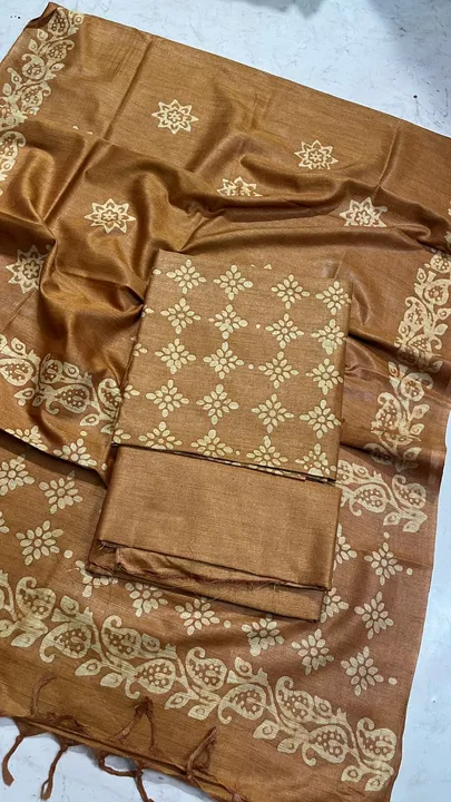 Cotton dupion suit  uploaded by HANDLOOM SAREE BUTIQUE  on 5/12/2023