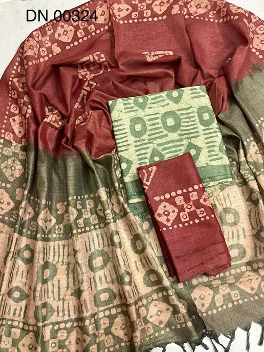 Khadi cotton suit  uploaded by HANDLOOM SAREE BUTIQUE  on 5/12/2023
