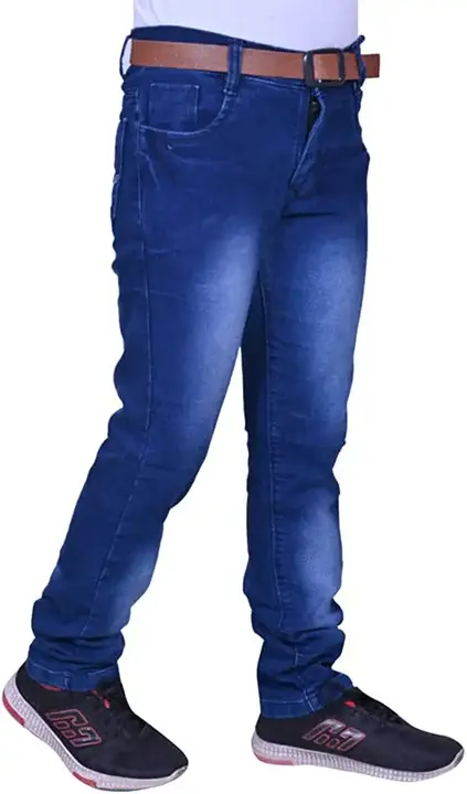 Regular fit jeans for boys Blue  uploaded by TH Tiago Creations on 5/12/2023