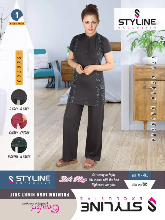 STYLINE LONG NIGHT SUIT uploaded by RIDHI SIDHI COLLECTION on 5/12/2023