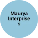 Business logo of Maurya interprises