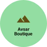 Business logo of Avsar boutique