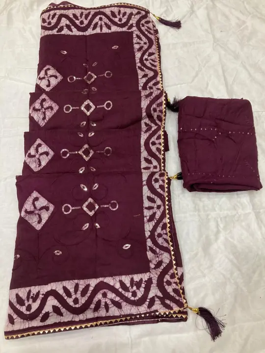 batik saree  uploaded by The Lord Krishna Fab on 5/12/2023
