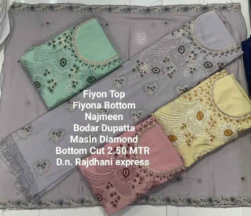 Firdous to firdous jarkhan diamond duptta boder work  uploaded by Textile on 5/12/2023