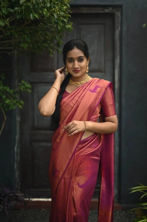 Rich pallu with allover flower buti design saree  uploaded by DHANANJAY CREATIONS on 5/12/2023