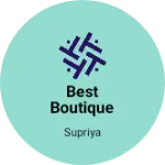 Business logo of Best boutique