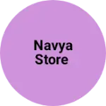 Business logo of Navya store