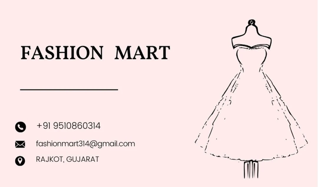 Visiting card store images of Fashion Mart