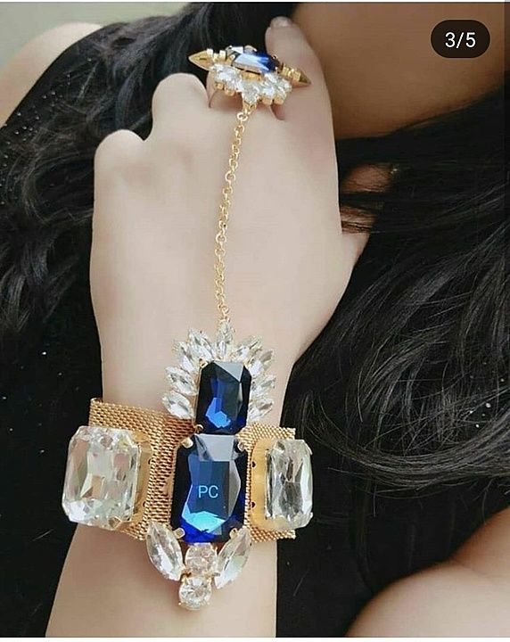 Blue fancy Bracelets  uploaded by Shri Imitation Jewellers  on 7/13/2020